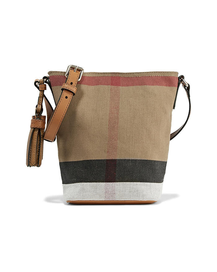 Elaphe Trimmed Leather Tote