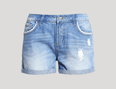 Bershka Tooth Short Jeans