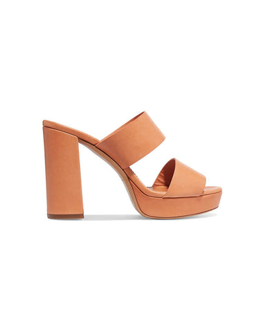 Girl’s Leather Platform Mules
